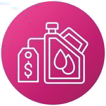 Oil Price Icon Style vector