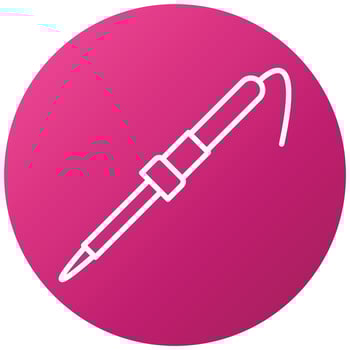 Soldering Iron Icon Style vector