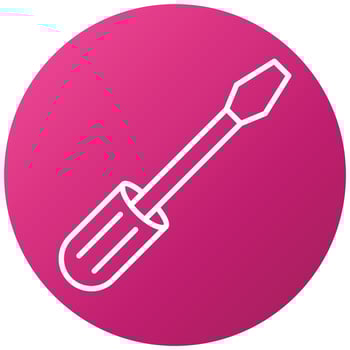 Screw Driver Icon Style vector