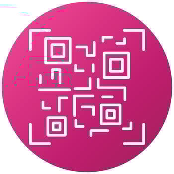 QR Code Icon Style vector