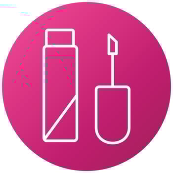 Lip Gloss Icon Style vector