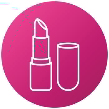 Lipstick Icon Style vector