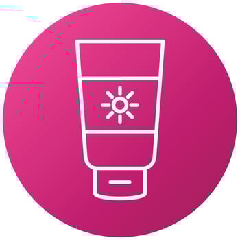 Suncream Icon Style vector