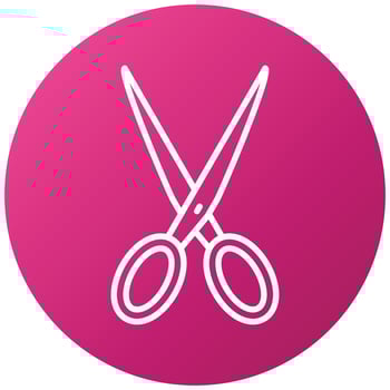 Scissor Icon Style vector