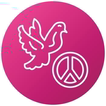 Pacifism Icon Style vector