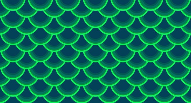 Chinese traditional oriental ornament background green clouds pattern seamless. Vector illustration