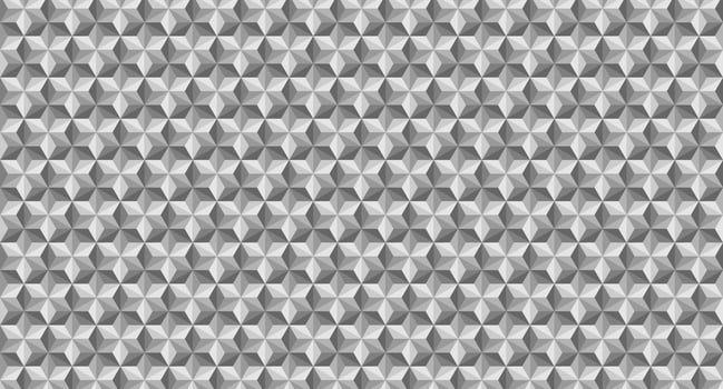 Background pattern seamless cube and triangle, silver luxury. Vector modern seamless geometry pattern