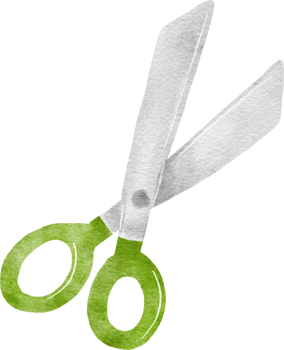 Scissors Watercolor Illustration png