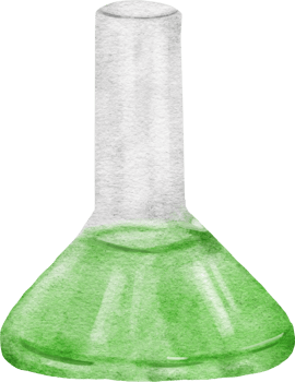 School Test Tube Watercolor png