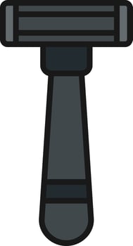 Razor Line Filled vector