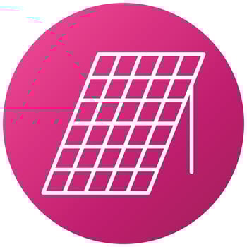 Solar Panel Icon Style vector
