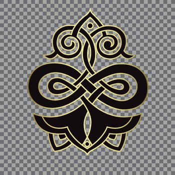 damask vintage baroque scroll ornament swirl. Victorian monogram heraldic shield swirl.Retro floral leaf pattern border foliage antique  acanthus calligraphy engraved tattoo. Tile decor element vector