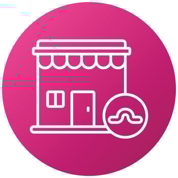 Bait Shop Icon Style vector
