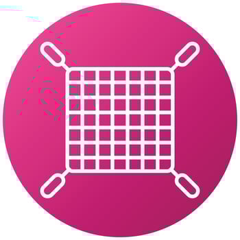 Cast Net Icon Style vector