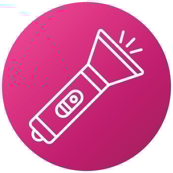 Flashlight Icon Style vector