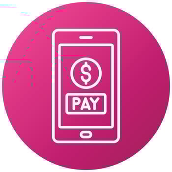 Pay Online Icon Style vector