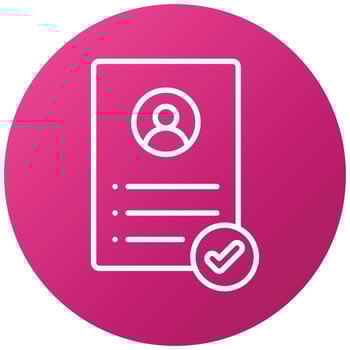 CV Icon Style vector