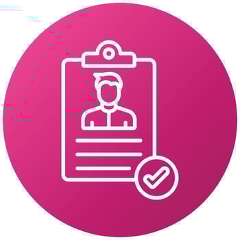 Good Resume CV Icon Style vector