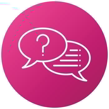 Interview Icon Style vector
