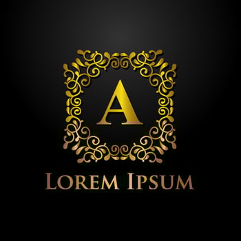 Luxury logo. Modern luxury logo. Luxury logo vector illustration. Logo template.