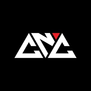 CNC triangle letter logo design with triangle shape. CNC triangle logo design monogram. CNC triangle vector logo template with red color. CNC triangular logo Simple, Elegant, and Luxurious Logo. CNC