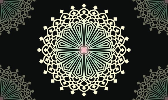 abstract mandala pattern background design. Luxury ornamental mandala design. vector