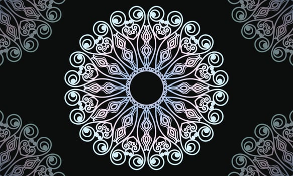 abstract mandala pattern background design. Luxury ornamental mandala design. vector