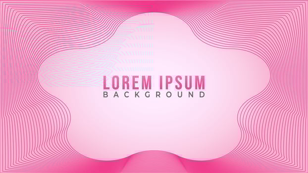 Lovable Pinky Frame Concept, Abstract Wave Line Background Design Vector, Romantic Color, Beautiful Background Template, Rounded Star Shape vector