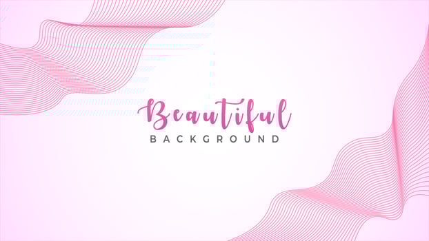 Beautiful Pinky Background, Abstract Wave Line Design Vector, Wonderful Fantasy Land vector
