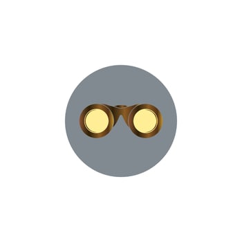 Binoculars icon vector illustration design template