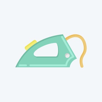 Icon Iron. suitable for Kids symbol. flat style. simple design editable. design template vector. simple illustration vector