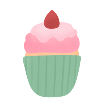 Cupcake strawberry sweet png