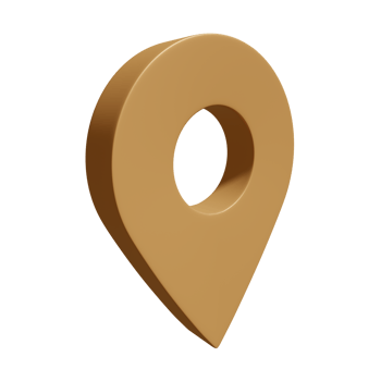 3D map pointer pin icon png