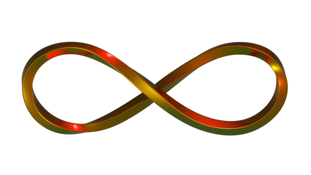 3D metaverse infinite logo png