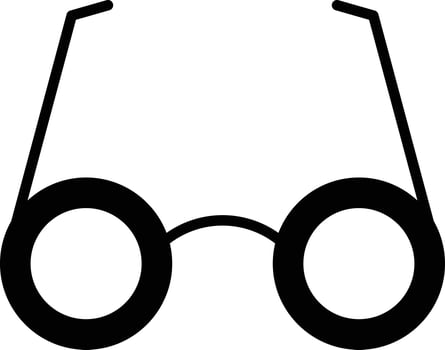 Eyeglasses Glyph Icon vector