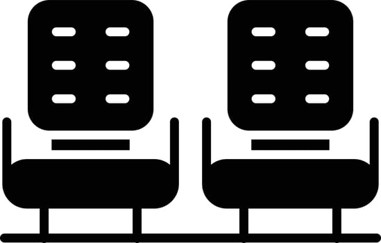 Seats Glyph Icon vector