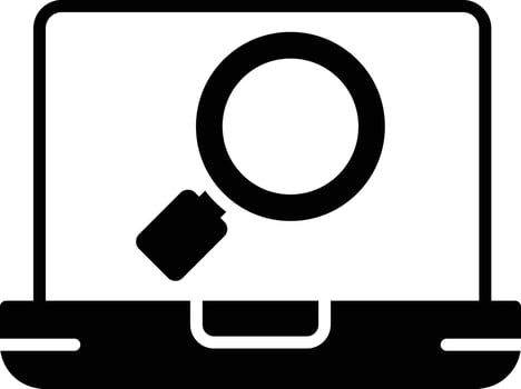 Search Glyph Icon vector