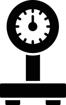 Weight Glyph Icon vector