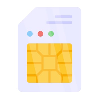 Perfect design icon of sim card vector