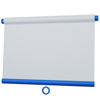 3d rendering Illustrations presentation empty isolated png
