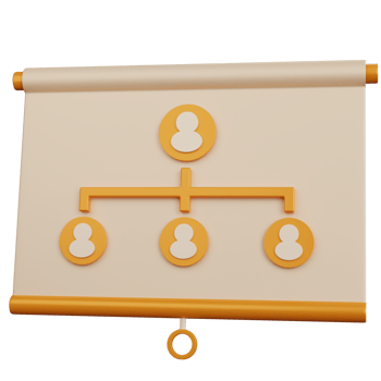 3d rendering Illustrations presentation with profile graph statistics isolated png