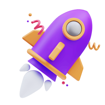 Business Icon, Rocket 3d Illustration png