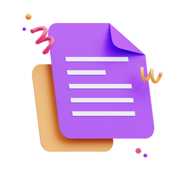 Business Icon, Report 3d Illustration png