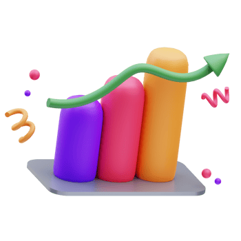 Business Icon, Statistic 3d Illustration png