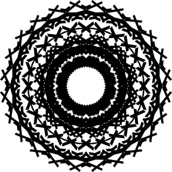 Abstract mandala ornament decoration vector