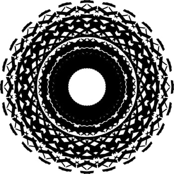 Abstract mandala ornament decoration vector