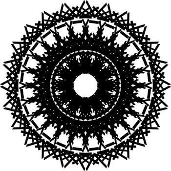 Abstract mandala ornament decoration vector