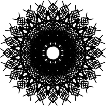 Abstract mandala ornament decoration vector