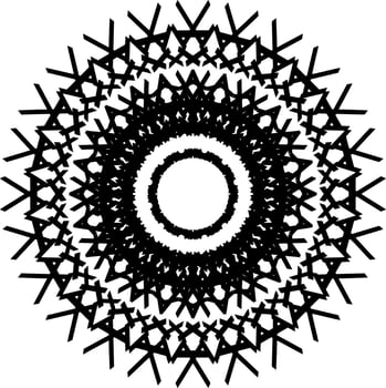 Abstract mandala ornament decoration vector