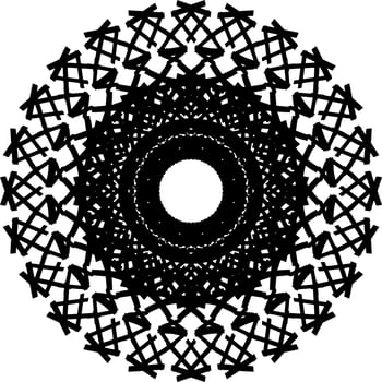 Abstract mandala ornament decoration vector
